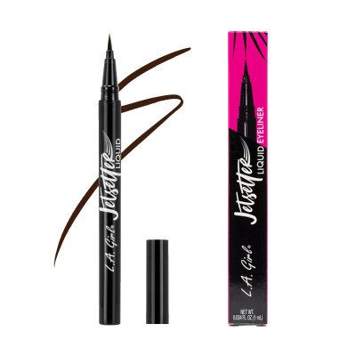 LA Girl GLE672 Dark Brown Jetsetter Liner & Go Liquid Liner - 3 pcs